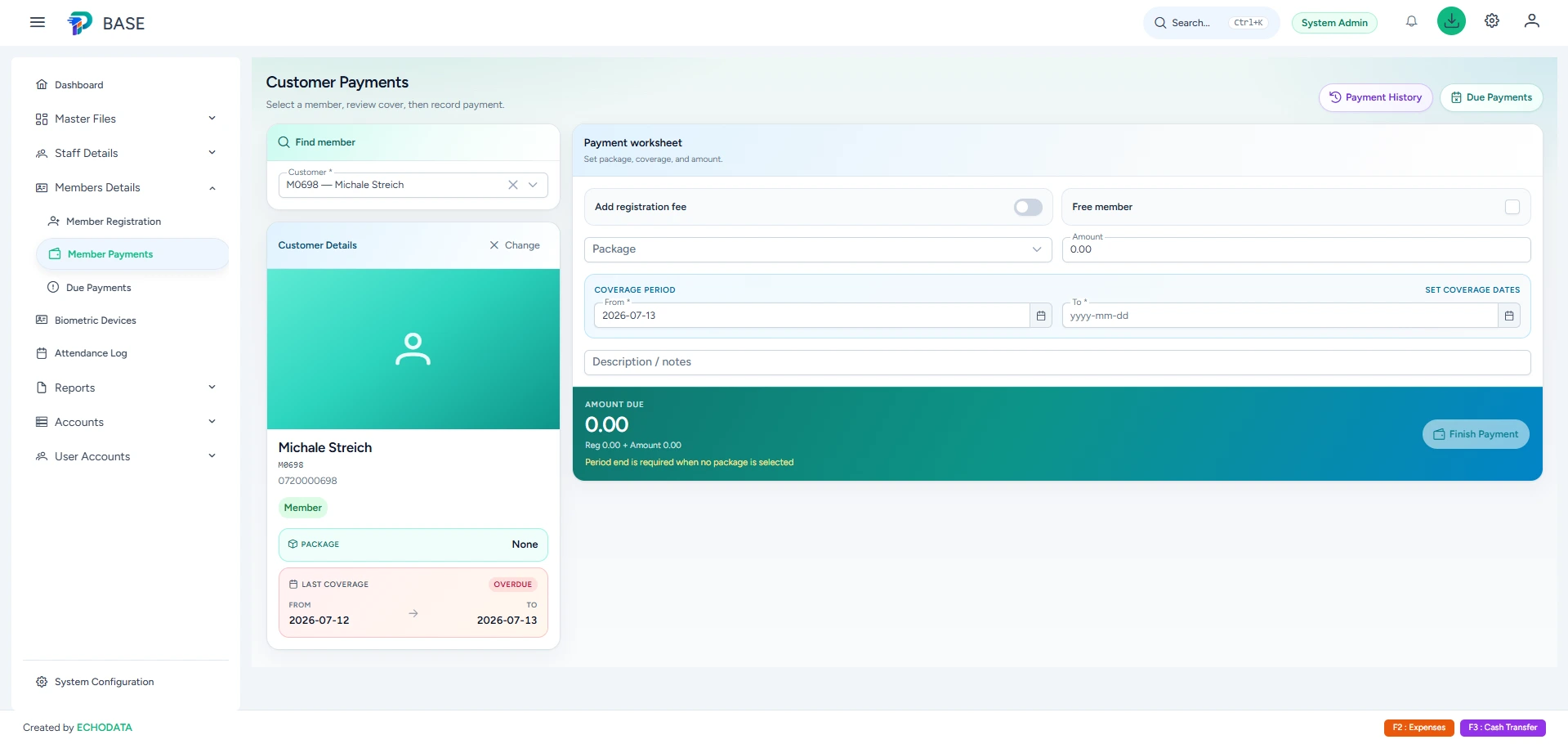 Package billing light theme